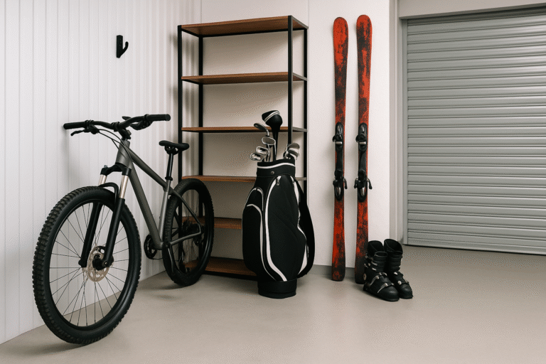 Opbevaring af sportsudstyr